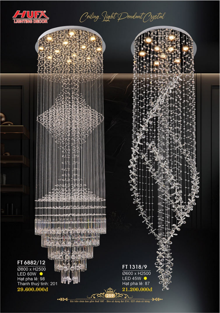 Bảng giá đèn trang trí HUFA